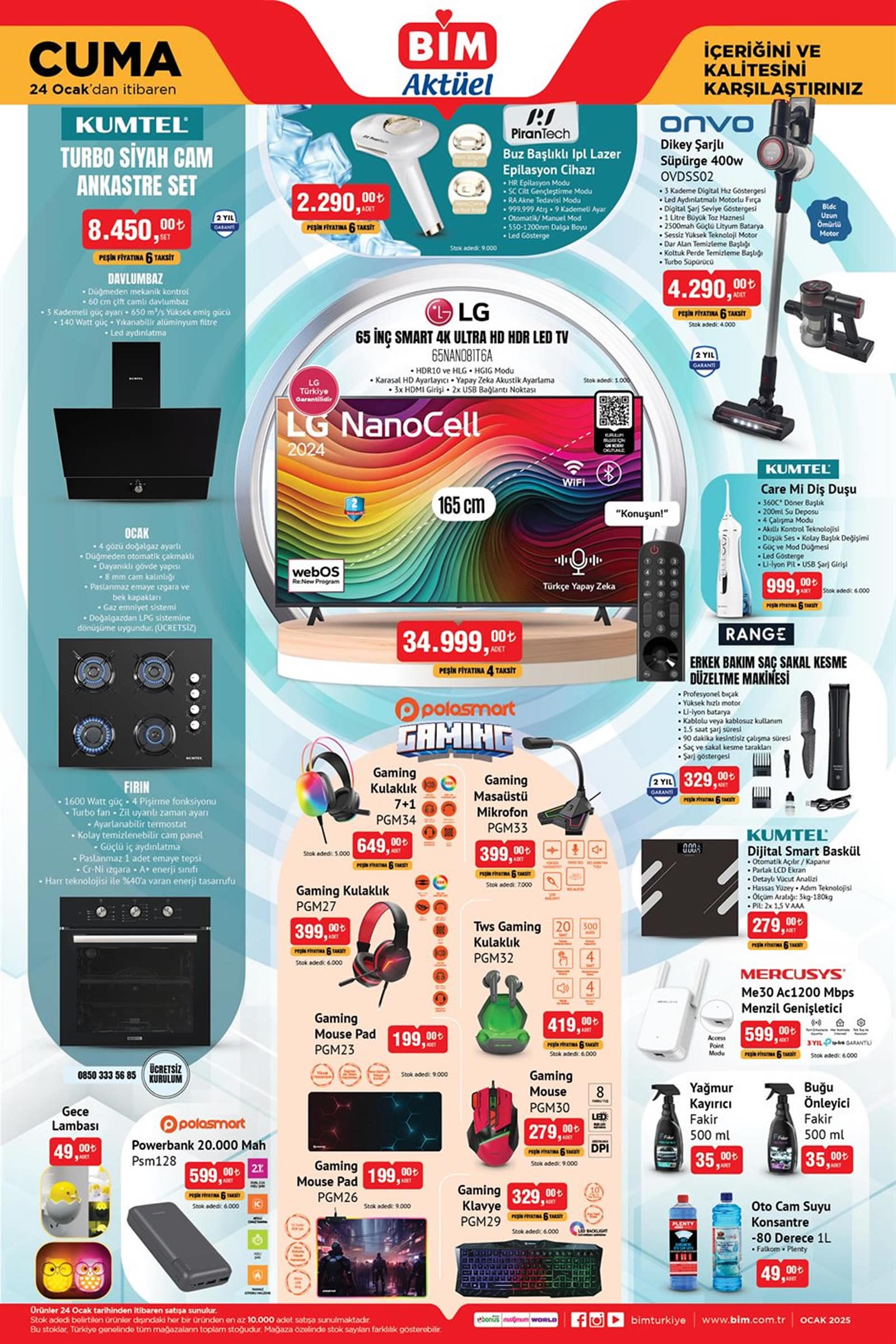 BİM aktüel 5 Aralık 2025 kataloğu: Bu cuma hangi ürünler indirimde?