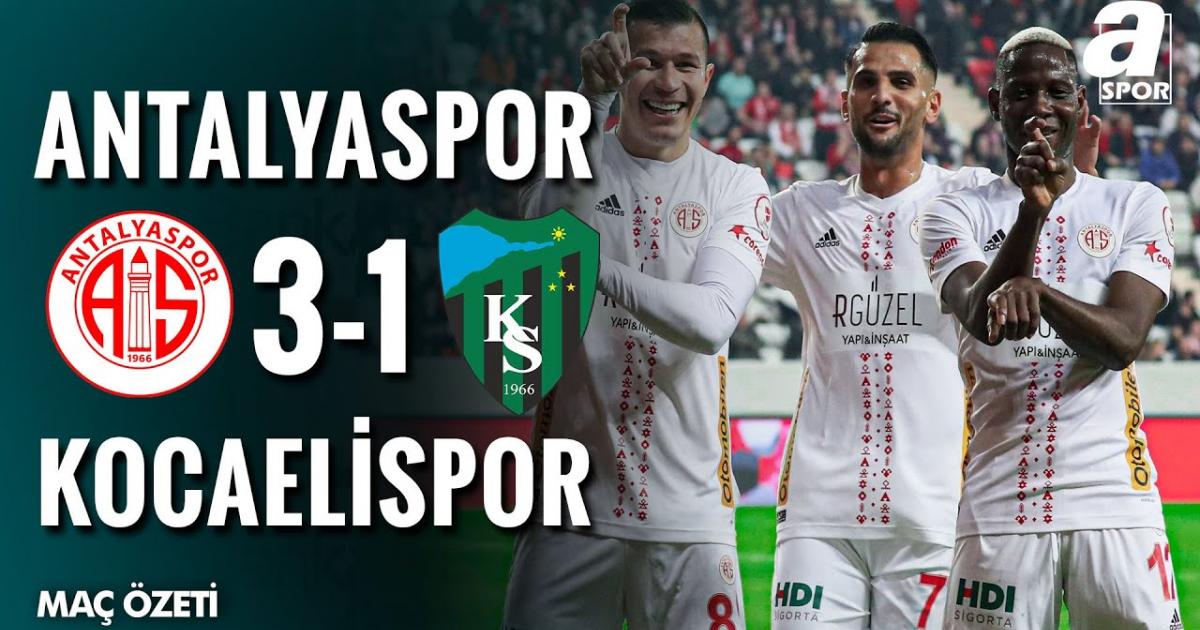 kocaelispor-antalyaspor ile ilgili görsel 1