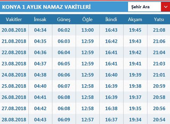 konya-namaz-vakitleri ile ilgili görsel 3