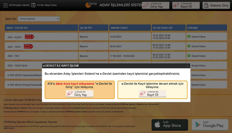 osym-ais ile ilgili görsel 3