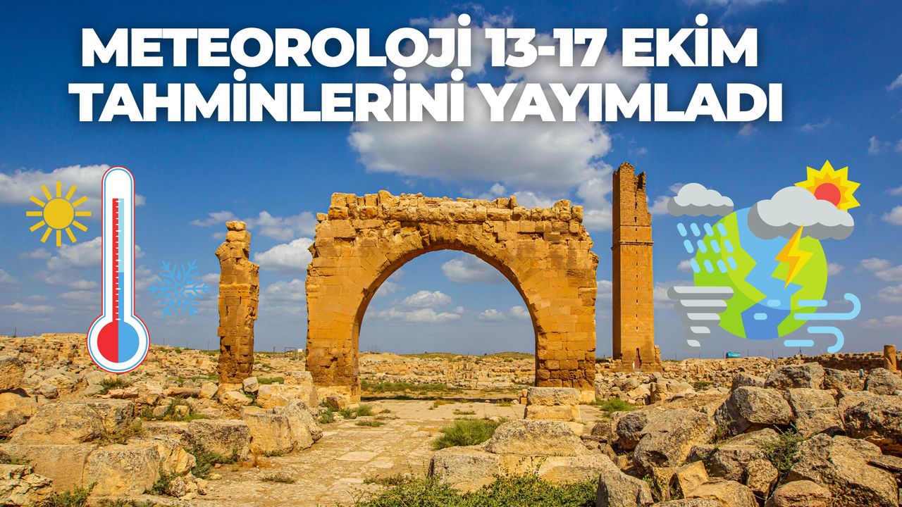 Şanlıurfa hava durumu: Bugün, yarın ve 15 günlük tahmin