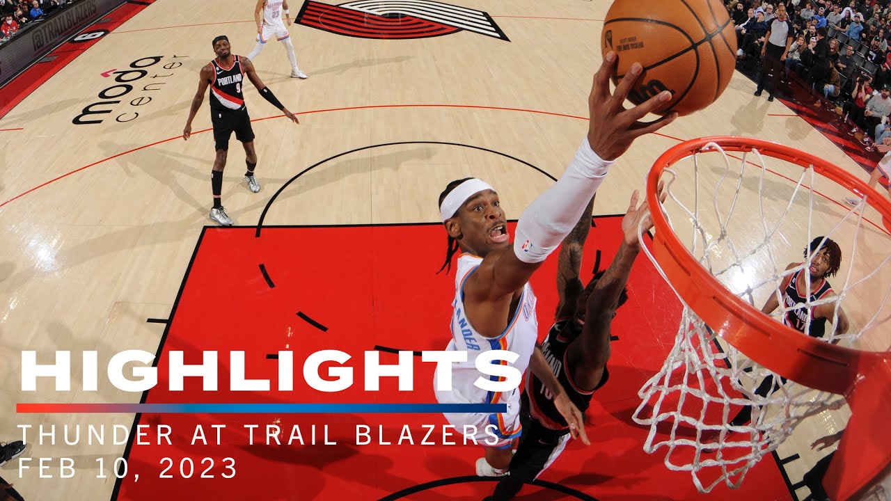 Thunder - Trail Blazers: NBA'de Büyük Mücadele ve Sonuçlar