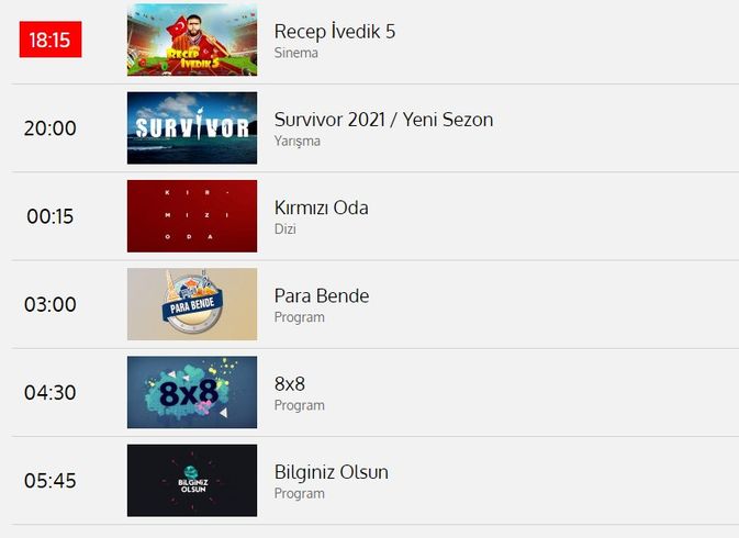 tv8-yayin-akisi ile ilgili görsel 2